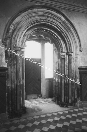 ABBEY CLOISTER ARCH IN BAPTISTRY OF PARISH CHURCH